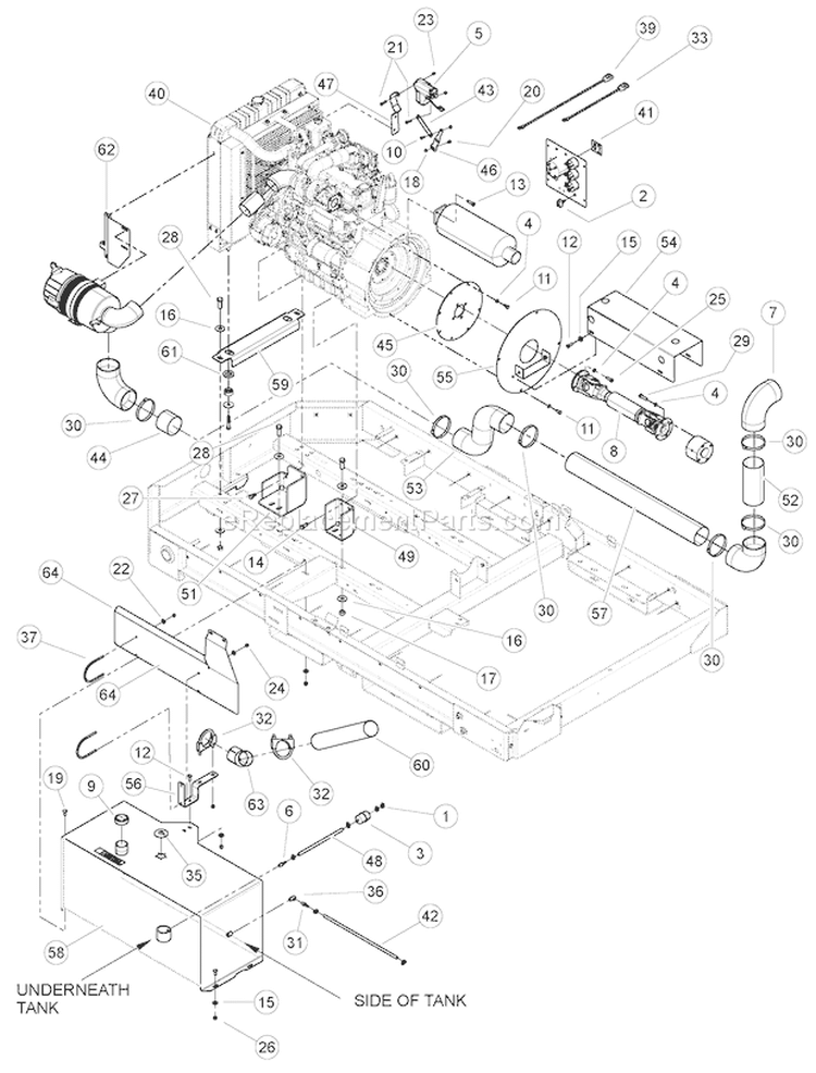 75986-00áAssemblyá3.6áLáAndá3.8áLáEngine Diagram and Parts List for CH1238DH  Bear Cat Chipper Shredder